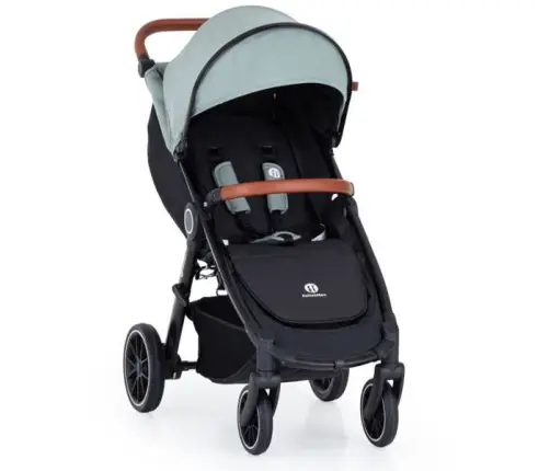 Petite&Mars Street + RWS Stelaż Wózka Spacerowego Oak + Budka Iron Grey