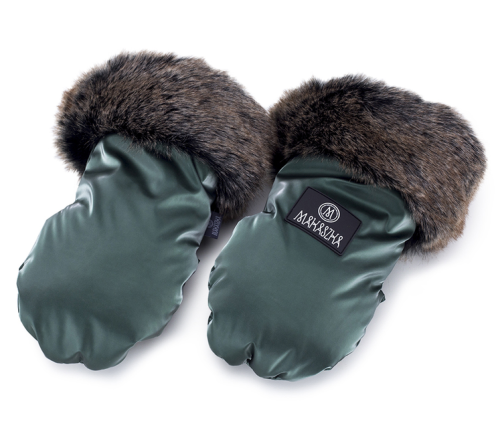 Makaszka Rękawice do Wózka Glamour Green