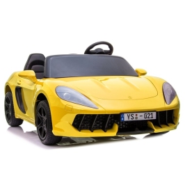 Divvietīgs bērnu elektromobilis YSA021A Yellow Painted