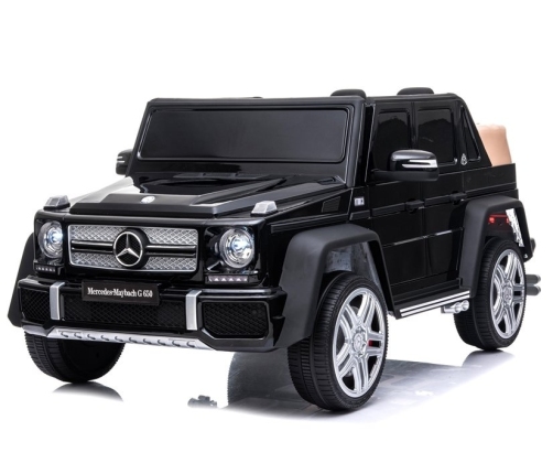 Divvietīgs bērnu elektromobilis Mercedes A100 Black Painted