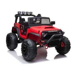 Divvietīgs bērnu elektromobilis Jeep JC666 Red