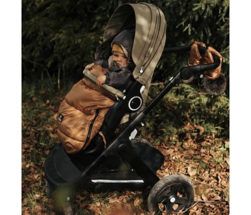 Makaszka Śpiworek Premium Do Wózka 0-18m Camel