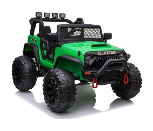 Divvietīgs bērnu elektromobilis Jeep JC666 Green