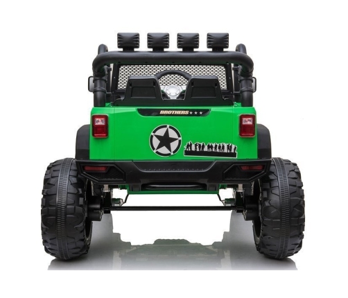 Divvietīgs bērnu elektromobilis Jeep JC666 Green