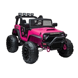 Divvietīgs bērnu elektromobilis Jeep JC666 Rose Painted