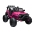 Divvietīgs bērnu elektromobilis Jeep JC666 Rose Painted