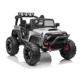 Divvietīgs bērnu elektromobilis Jeep JC666 Silver Painted