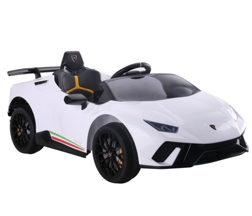 Vienvietīgs elektromobilis Lamborghini Huracan White