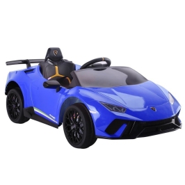 Elektriskā sporta automašīna bērniem Lamborghini Huracan Blue