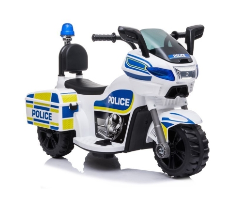 Bērnu elektro motocikls Police TR1912 White