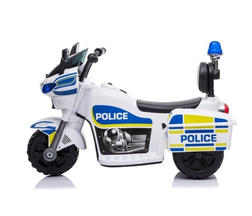Bērnu elektro motocikls Police TR1912 White