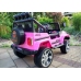Divvietīgs bērnu elektromobilis S2388 Jeep Pink