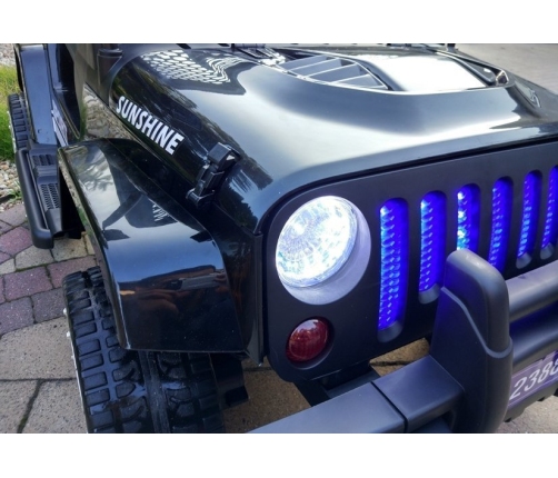 Divvietīgs bērnu elektromobilis Jeep S2388 Black