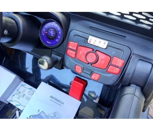 Divvietīgs bērnu elektromobilis Jeep S2388 Black