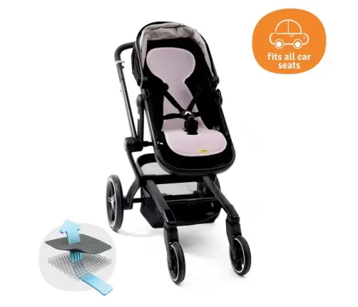 Pretsviedrēšanas Ieliktnis autosēdeklim 15-36 kg un ratiem AeroMoov Air Layer ilac
