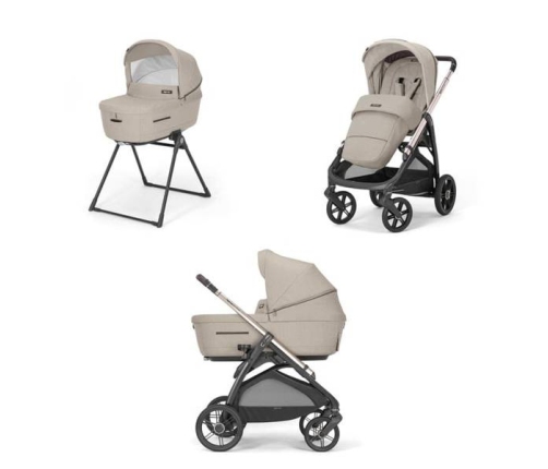Inglesina Aptica Duo Wózek Głęboko-Spacerowy + Stojak na Gondolę Pashmina Beige