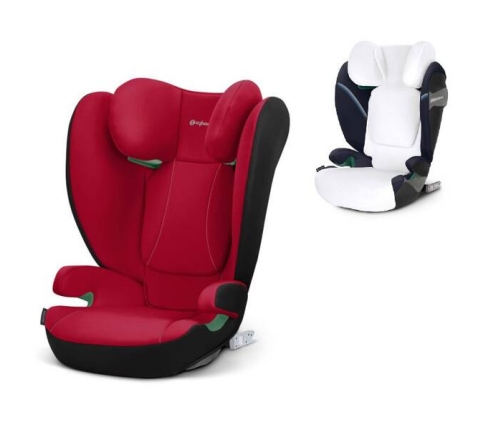 Cybex Solution B I-Fix Fotelik Samochodowy 15 - 50 kg + Tapicerka Letnia Dynamic Red
