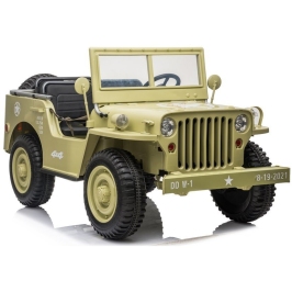 Divvietīgs bērnu elektromobilis Jeep JH101 Khaki
