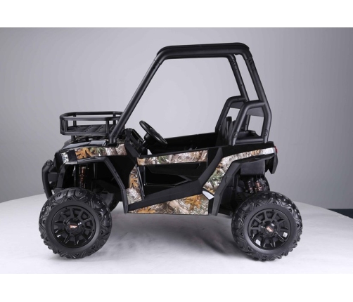 Divvietīgs bērnu elektromobilis Bagijs Jeep JS360-1 Black