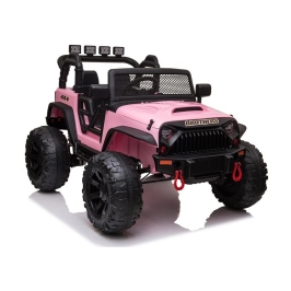 Divvietīgs bērnu elektromobilis Jeep JC666 Rose