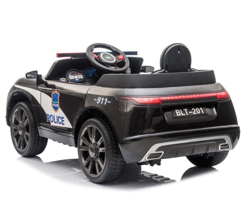 Vienvietīgs elektromobilis BLT-201 Police Black