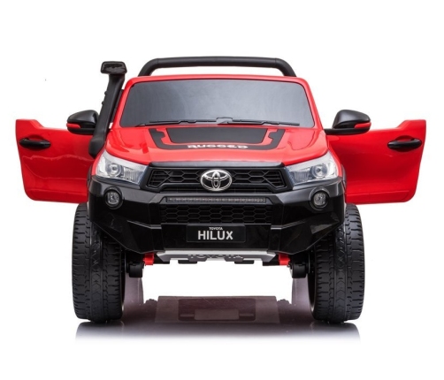 Divvietīgs bērnu elektromobilis Toyota Hilux Red Painted