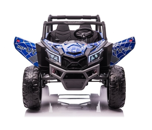 Двухместный детский электромобиль Багги UTV-MX Blue Spider Painted