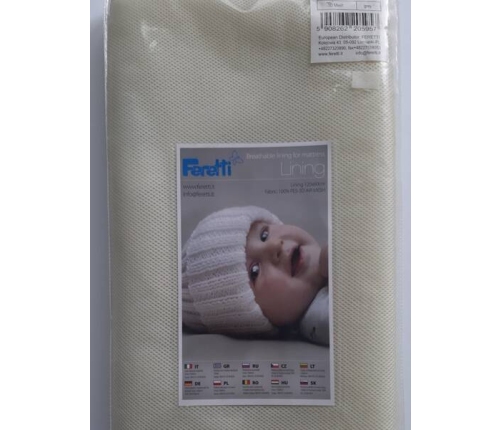 Podkład Oddychający na Materac 120x60 Ecru Feretti Podkład Oddychający na Materac 120x60 Ecru Feretti