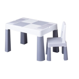Tega Multifun Eco Mamut Zestaw Stolik + Krzesełko Szaro-Czarny