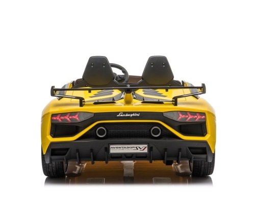 Divvietīgs bērnu elektromobilis Lamborghini Aventador  SX2028 Yellow