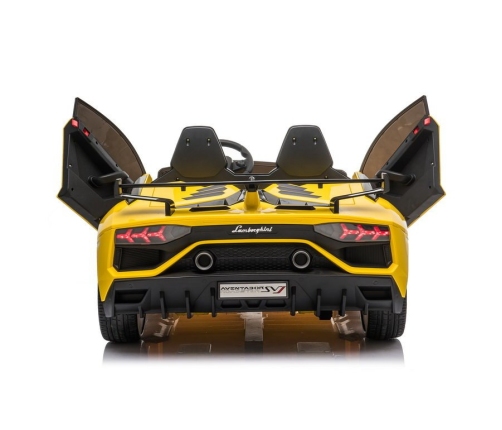 Divvietīgs bērnu elektromobilis Lamborghini Aventador  SX2028 Yellow