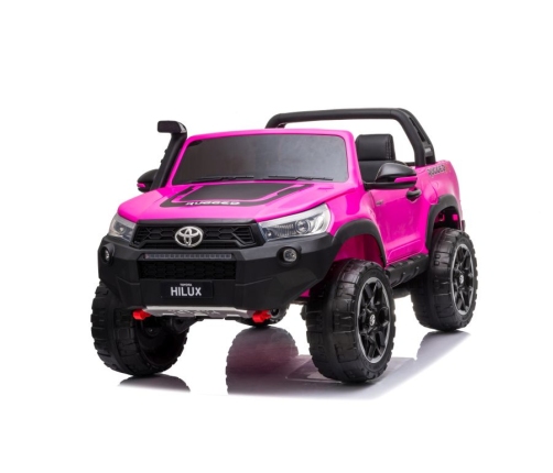 Divvietīgs bērnu elektromobilis Toyota Hilux DK-HL850 Pink