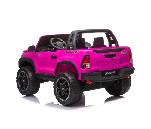 Divvietīgs bērnu elektromobilis Toyota Hilux DK-HL850 Pink