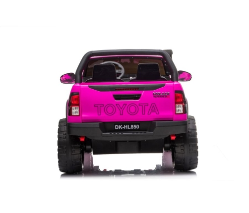 Divvietīgs bērnu elektromobilis Toyota Hilux DK-HL850 Pink