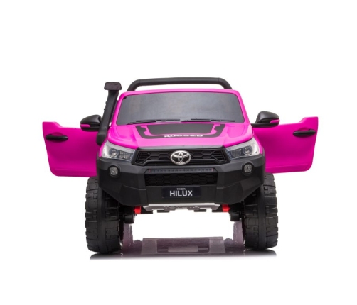 Divvietīgs bērnu elektromobilis Toyota Hilux DK-HL850 Pink