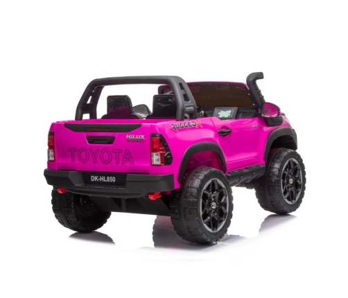Divvietīgs bērnu elektromobilis Toyota Hilux DK-HL850 Pink