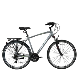 Tūrisma velosipēds Bisan 28 TRX8100 City g.pelēks/zaļš (M)