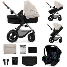 KinderKraft Moov 2 Air Wózek Głęboko-Spcaerowy 3w1 Moonlight Grey