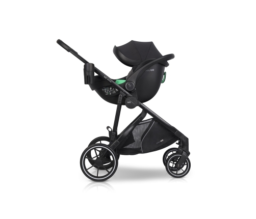 EasyGo Duoflex Ebony Black Twin Stroller