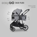EasyGo Duoflex Cloudy Gray Twin Stroller