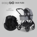EasyGo Duoflex Cloudy Gray Twin Stroller