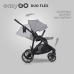 EasyGo Duoflex Cloudy Gray Twin Stroller