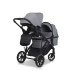 EasyGo Duoflex Cloudy Gray Twin Stroller