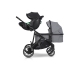 EasyGo Duoflex Cloudy Gray Twin Stroller