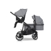 EasyGo Duoflex Cloudy Gray Twin Stroller