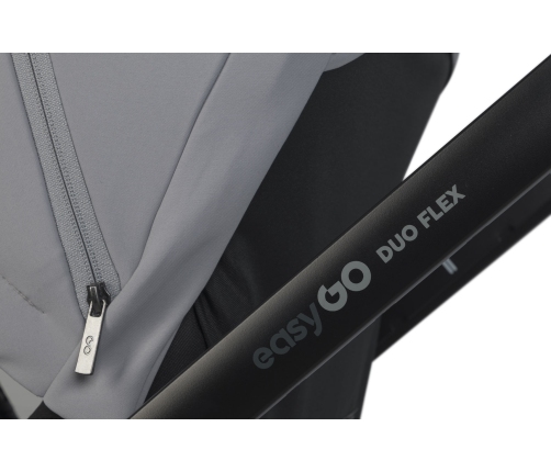 EasyGo Duoflex Cloudy Gray Twin Stroller