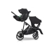 EasyGo Duoflex Ebony Black Twin Stroller