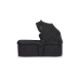 EasyGo Duoflex Ebony Black Twin Stroller