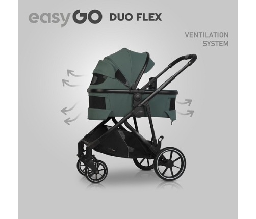 EasyGo Duoflex Sage Green Stroller