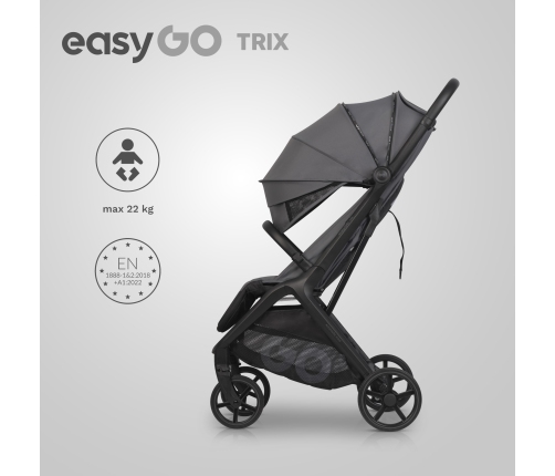 EasyGo Trix Cloudy Gray Stroller